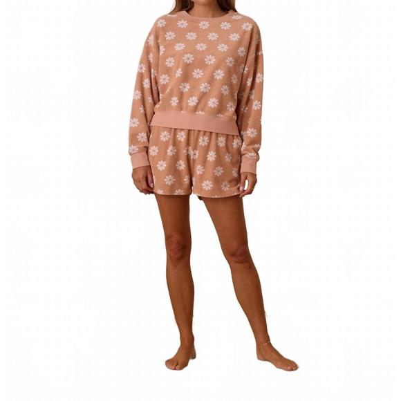 NEW RYLEE + CRU boxy fit pullover in grapefruit - Picture 2 of 2